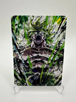 Dragon Ball Super Heroes Glossy Full Art Card - Super Saiyan Broly - Image 1