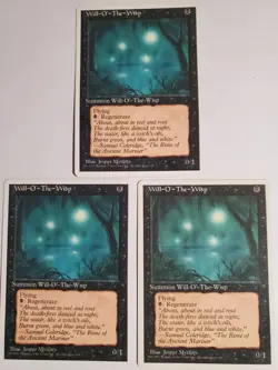 Will-o'-the-Wisp MTG Core Set 4th Edition 3 Regular - Image 2