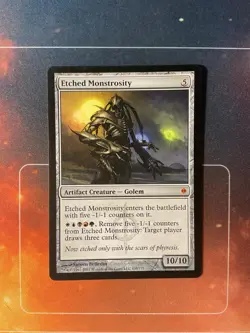 Etched Monstrosity - New Phyrexia - Magic the Gathering - MTG - Image 1