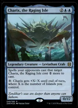 FOIL CHARIX, THE RAGING ISLE ZENDIKAR RISING MAGIC: THE GATHERING LP - Image 1
