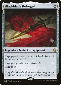 Blackblade Reforged Dominaria Regular Promo 211 MTG NM Rare Legendary Artifact - Image 1