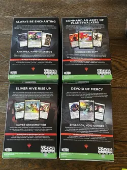Magic The Gathering Commander Masters New Set Of 4 Silver Swarm Eldrazi Swarm - Image 4