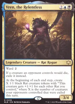Vren, the Relentless R Bloomburrow 239 NM - Image 1