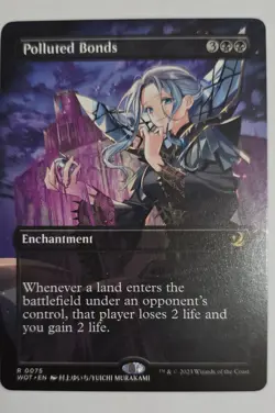 Polluted Bonds (Anime Borderless) Wilds of Eldraine: Enchanting Tales Regular - Image 1