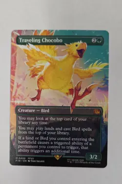 Traveling Chocobo (Borderless) Final Fantasy Regular - Image 1