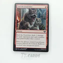 End the Festivities MTG Magic the Gathering Innistrad: Crimson Vow - Image 1