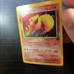 Pokemon TCG Flareon Jungle 3/64 Holo Unlimited Holo Rare - Image 2