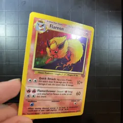 Pokemon TCG Flareon Jungle 3/64 Holo Unlimited Holo Rare - Image 3