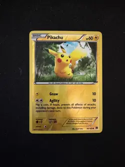 Pikachu 48/162 Reverse Holo Common Pokemon XY Breakthrough LP+ - Image 1