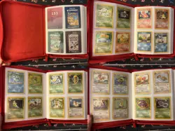 Original 151 Pokemon Complete Set Base Jungle Fossil + Vault X 30th Anniv Binder - Image 1