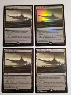 Mtg Castle Locthwain 3 Regular 1 Foil Throne Of Eldraine - Image 2