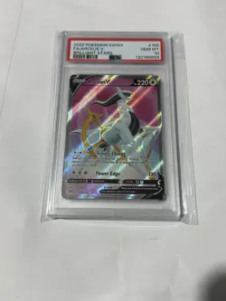 ✅ PSA 10 - ARCEUS V 165/172 - Full Art - Brilliant Stars - Pokemon TGC ✅ - Image 1