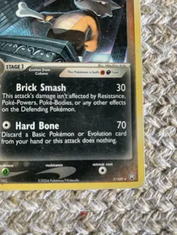 Pokemon Dark Marowak EX Team Rocket Returns 7/109 70 - Image 5