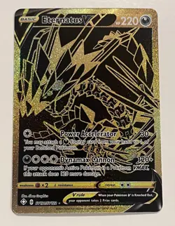 Eternatus V - Shining Fates: Shiny Vault (SHFSV) Shiny Holo Rare NM Pokemon TCG - Image 1