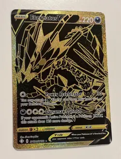 Eternatus V - Shining Fates: Shiny Vault (SHFSV) Shiny Holo Rare NM Pokemon TCG - Image 2