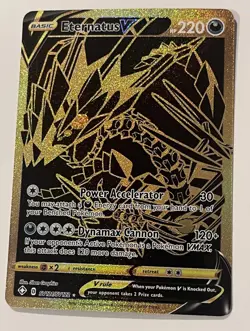 Eternatus V - Shining Fates: Shiny Vault (SHFSV) Shiny Holo Rare NM Pokemon TCG - Image 3