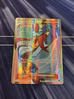 Skyla 122/122 Breakpoint XY Full Art Trainer Holo RARE Pokemon TCG LP - Image 2