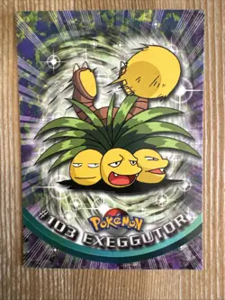 BLUE Label Exeggutor #103 - Pokemon Topps Series 2 TV Animation Edition NM - Image 1