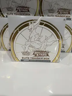 Pokemon TCG Sword & Shield Brilliant Stars Elite Trainer Box - 8 Packs (85012) 820650850127 - Image 1