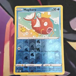 Pokemon TCG Magikarp 039/192 SWSH02: Rebel Clash Reverse Holo EN 2020 - Image 1