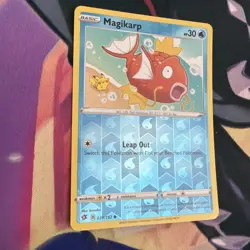 Pokemon TCG Magikarp 039/192 SWSH02: Rebel Clash Reverse Holo EN 2020 - Image 2