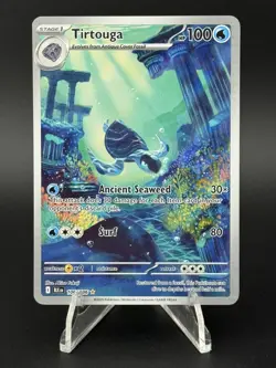 Tirtouga 106/086 Holo Illustration Rare Black Bolt Pokemon NM/M - Image 1
