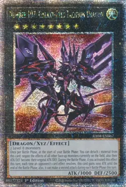 Yugioh! Number 107: Galaxy-Eyes Tachyon Dragon - RA04-EN067 - Quarter Century Se - Image 1