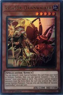 Yugioh! LP Ascator, Dawnwalker - LED5-EN024 - Ultra Rare - 1st Edition Lightly P - Image 1