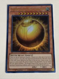 Yugioh The Winged Dragon of Ra Sphere Mode x 3 - 1st Ultra Rare NM - Free Holo B - Image 4
