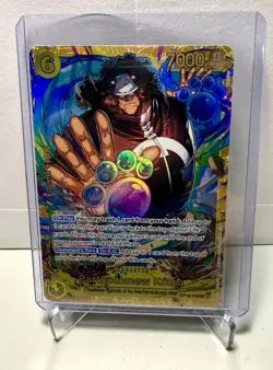 One Piece TCG Bartholomew Kuma Secret Rare Foil OP12-119 Legacy of the Master EN - Image 1