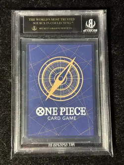 2024 One Piece Royal Blood Monkey D. Luffy OP01-118 SEC BGS 10 Black Label Pop 1 - Image 2