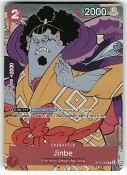 2024 ONE PIECE EN VERSION 1ST ANNIVERSARY SET #ST01-005 JINBE NM - Image 1