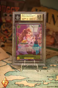 One Piece CHARLOTTE PUDDING OP03-112 CS CHAMPIONSHIP EVENT BGS 9.5 - Image 1
