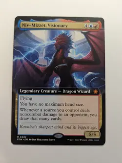 Niv-Mizzet, Visionary (#482) - Extended Art FDN LP MTG Regular - Image 1