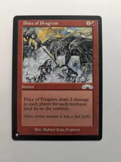 Price of Progress (EXO) The List Reprints Regular 85/143 MtG - Image 1