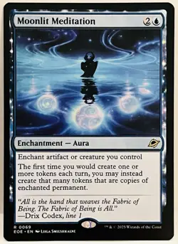 Moonlit Meditation (Extended Art) -#327-MTG- Edge of Eternities-Regular-NM - Image 1
