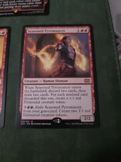 MTG - Harmonic Prodigy + Seasoned Pyromancer + Bonus Card - Image 2