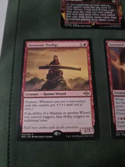 MTG - Harmonic Prodigy + Seasoned Pyromancer + Bonus Card - Image 3