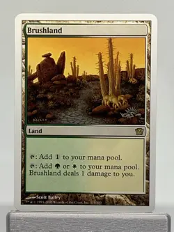MTG Brushland - NM 9th Edition 319/350 - Magic: The Gathering - Image 1