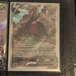 Pokemon Regidrago V Swsh12 Silver Tempest 184/195 UR Full Art Holo 220HP Eng - Image 1