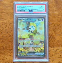 Meloetta ex PSA 10 167/086 SV: Black Bolt Holo EN Special Illustration Rare - Image 1