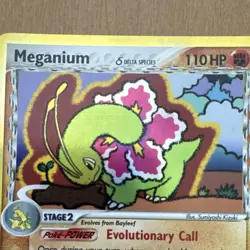 Nintendo Meganium 4/101 Delta Species Holo Rare 110 HP Stage 2 EN 2006 - Image 3