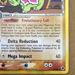Nintendo Meganium 4/101 Delta Species Holo Rare 110 HP Stage 2 EN 2006 - Image 5