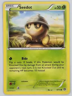Seedot 9/114 Pokemon - XY Steam Siege MP - Image 1