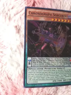 Yu-Gi-Oh! - Chronograph Sorcerer - PEVO-EN002 - Ultra Rare - 1st EDITION - Image 2