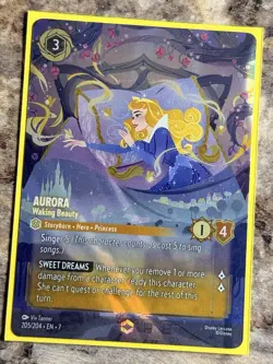 Disney Lorcana TCG Archazia's Island- Aurora: Waking Beauty Enchanted - Image 2