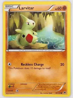 Larvitar 40/124 Pokemon - XY Fates Collide MP - Image 1