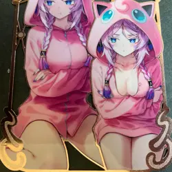Goddess Story Gold METAL Card - Serial Number #/100! Maiden Party- Genshin Anime - Image 2