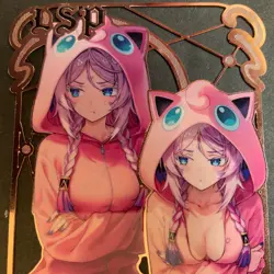 Goddess Story Gold METAL Card - Serial Number #/100! Maiden Party- Genshin Anime - Image 3