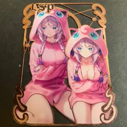 Goddess Story Gold METAL Card - Serial Number #/100! Maiden Party- Genshin Anime - Image 4